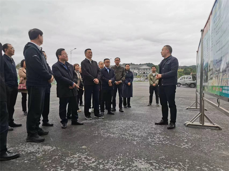 自貢市人大常委會(huì)副主任、民建自貢市委主委王孝謙一行考察四川供銷西南冷鏈物流基地