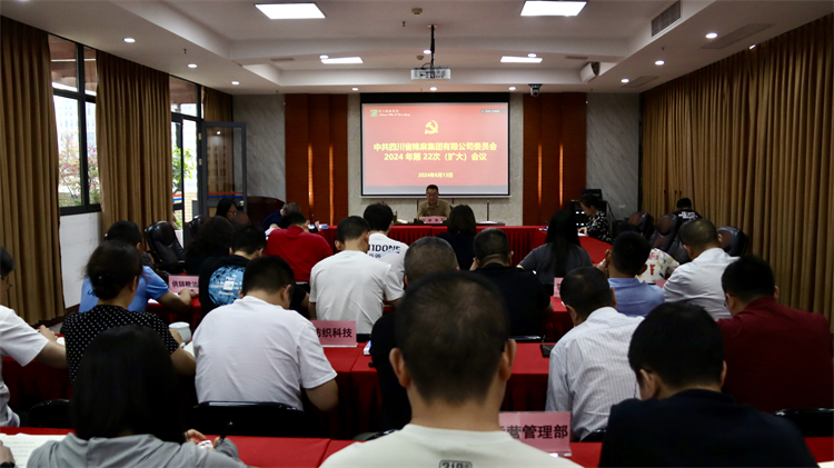 集團(tuán)公司召開2024年第22次黨委（擴大）會議