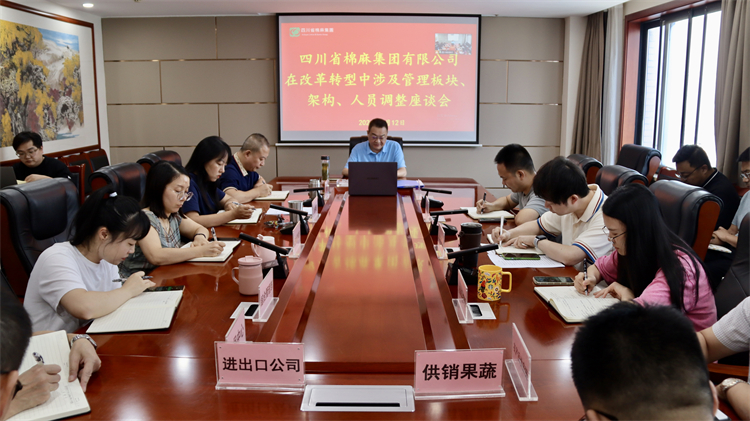 集團(tuán)公司召開(kāi)在改革轉(zhuǎn)型中涉及管理板塊、架構(gòu)、人員調(diào)整座談會(huì)